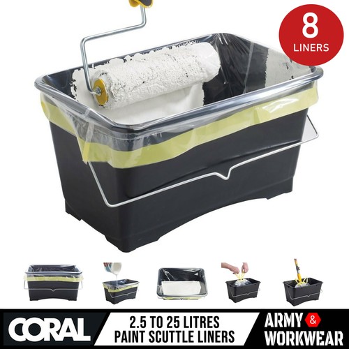 Coral paint scuttle - paint, liners