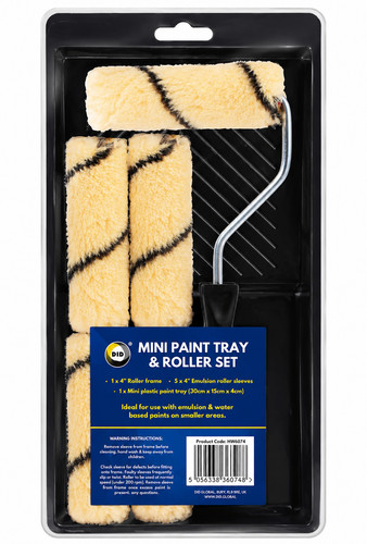 Mini paint roller set inch - roller,