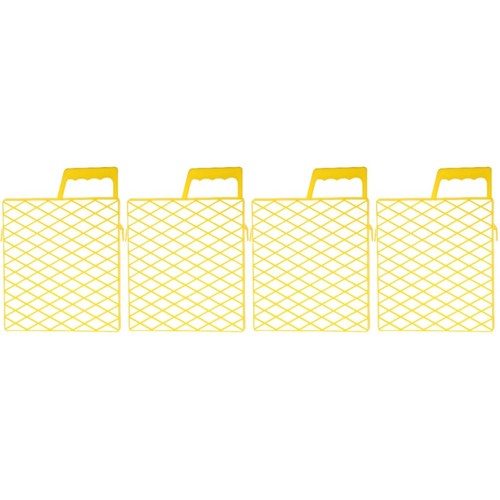 4pcs yellow abs - paint, roller