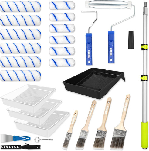 Paint roller kit with - kit,